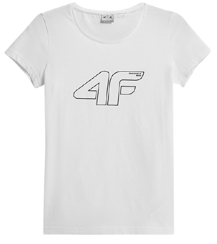 T-shirt damski 4F bawełniany TSD028 biały 